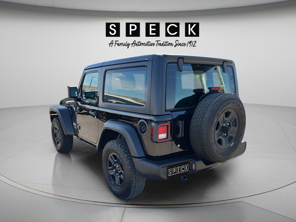 2019 Jeep Wrangler — rear three-quarter view