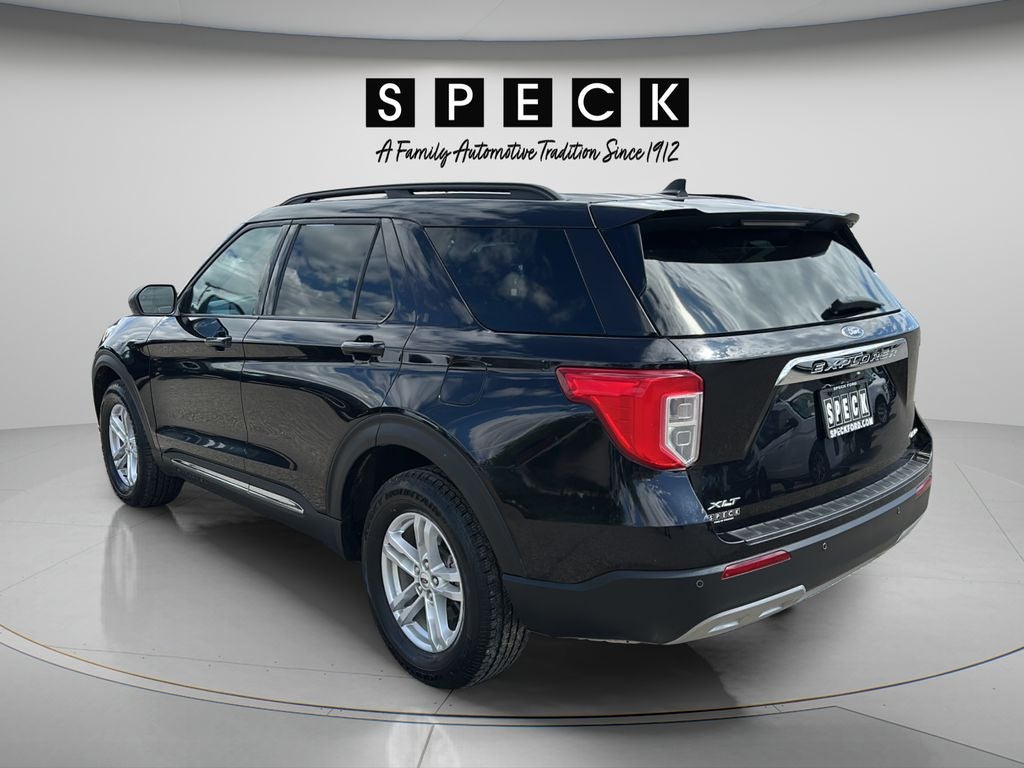 2024 Ford Explorer — rear three-quarter view