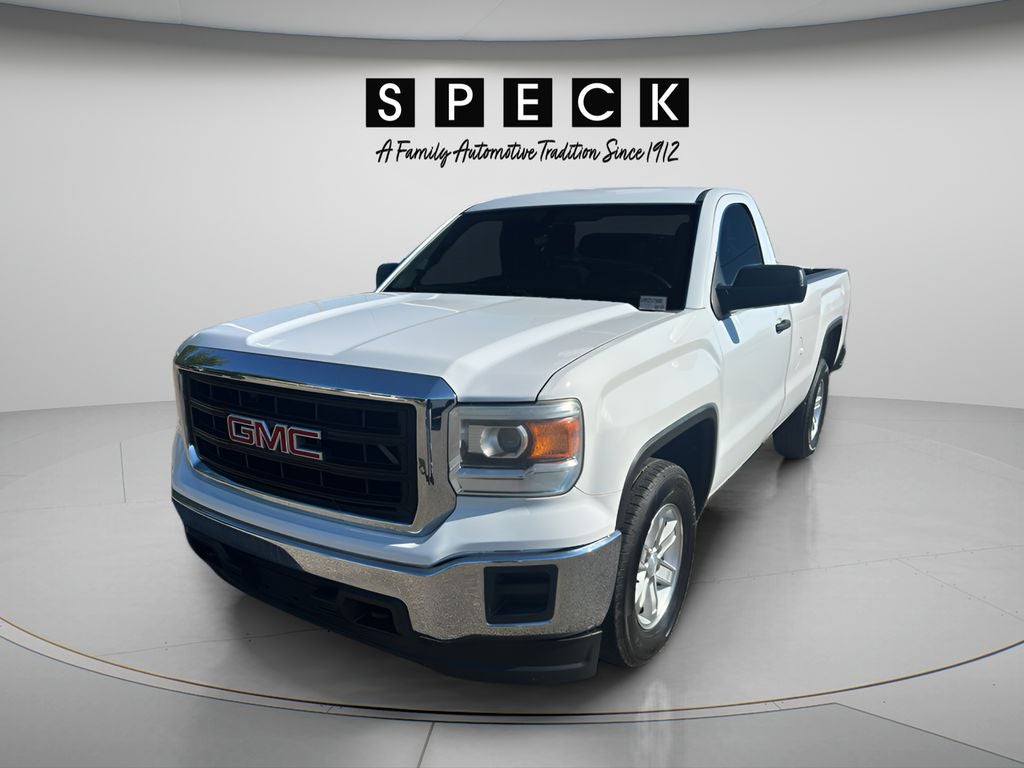 2014 GMC Sierra Base in Summit White — front three-quarter view