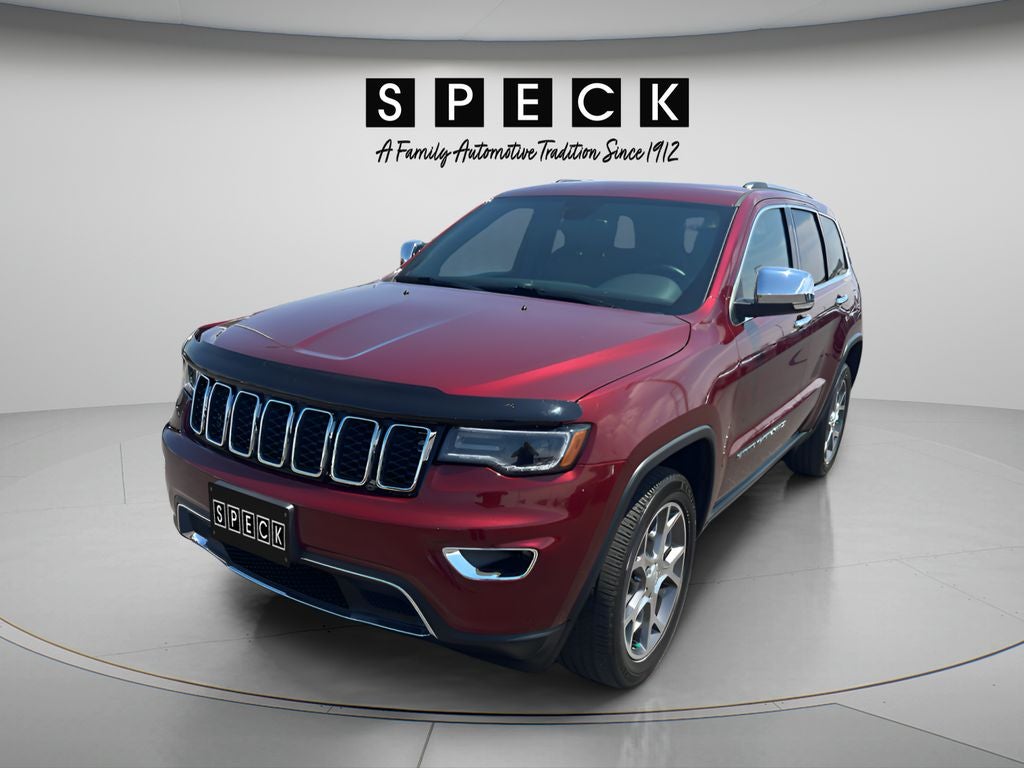2022 Jeep Grand Cherokee WK Limited in Red — front three-quarter view
