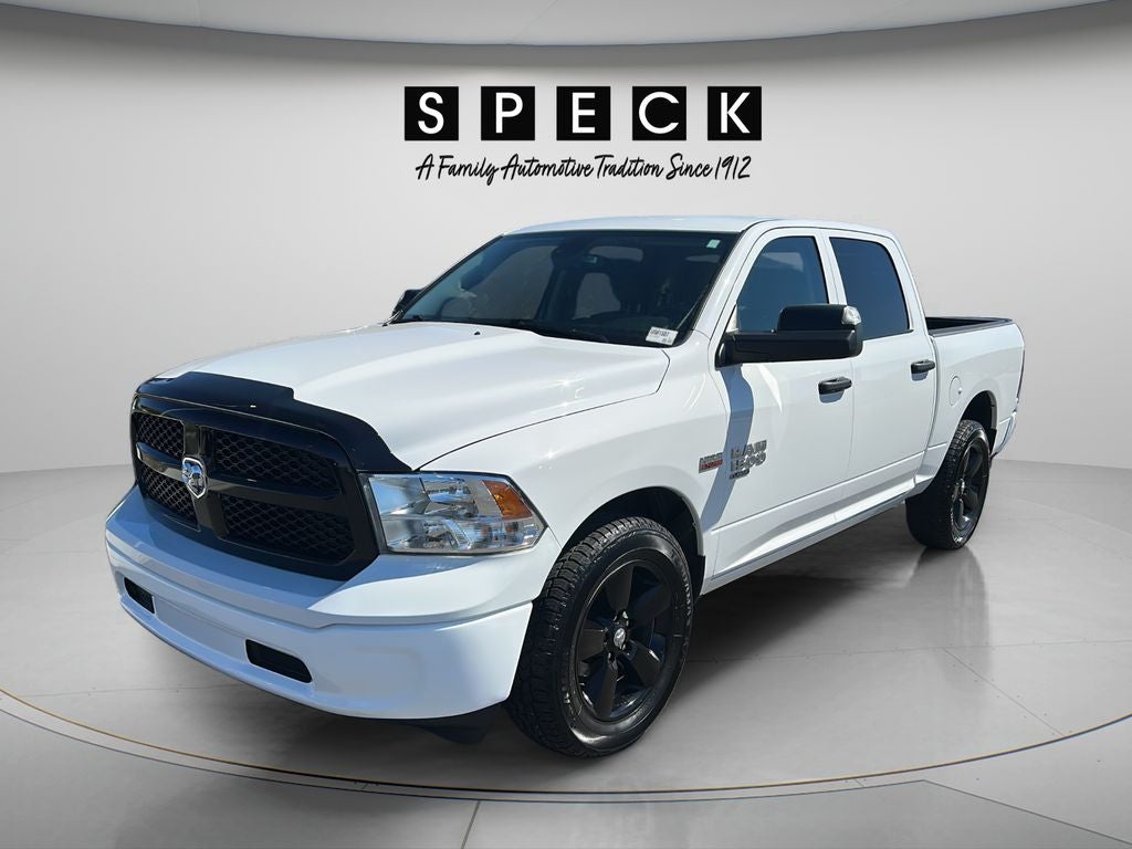 2023 RAM 1500 Classic SLT in White — front three-quarter view
