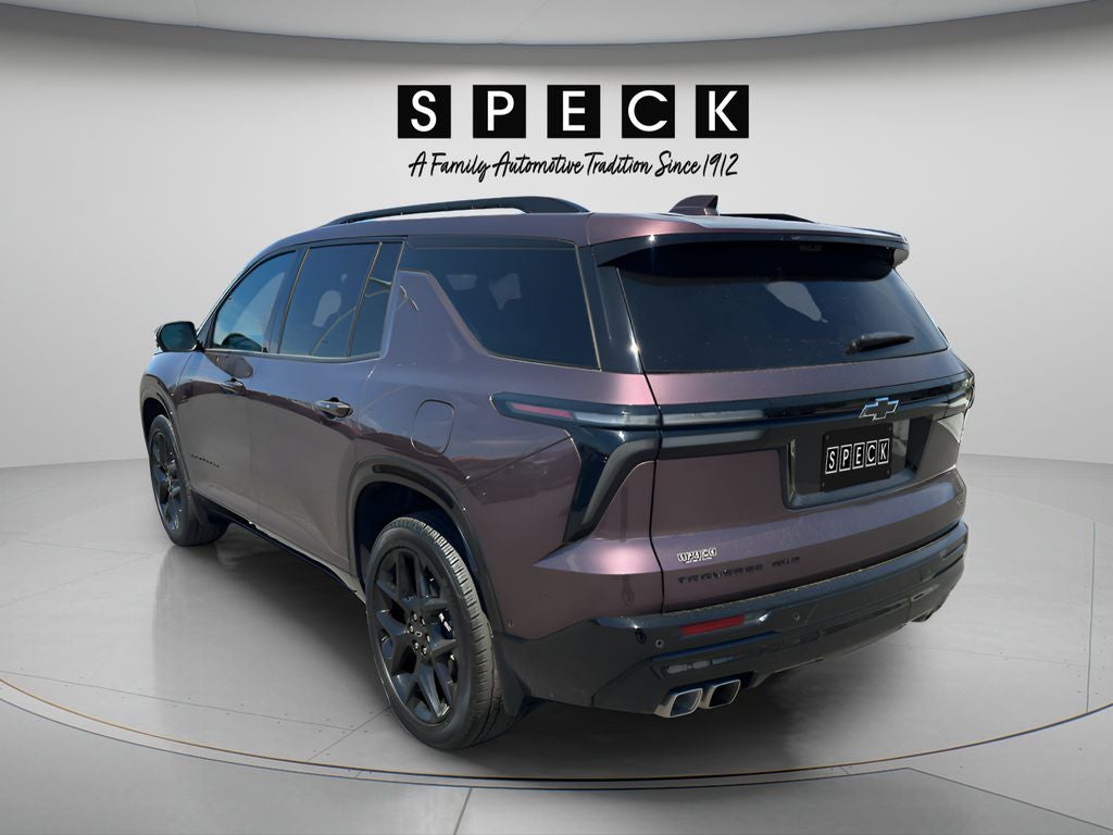2026 Chevrolet Traverse — rear three-quarter view
