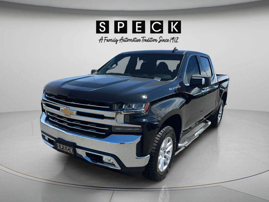 2020 Chevrolet Silverado 1500 LTZ in Black — front three-quarter view