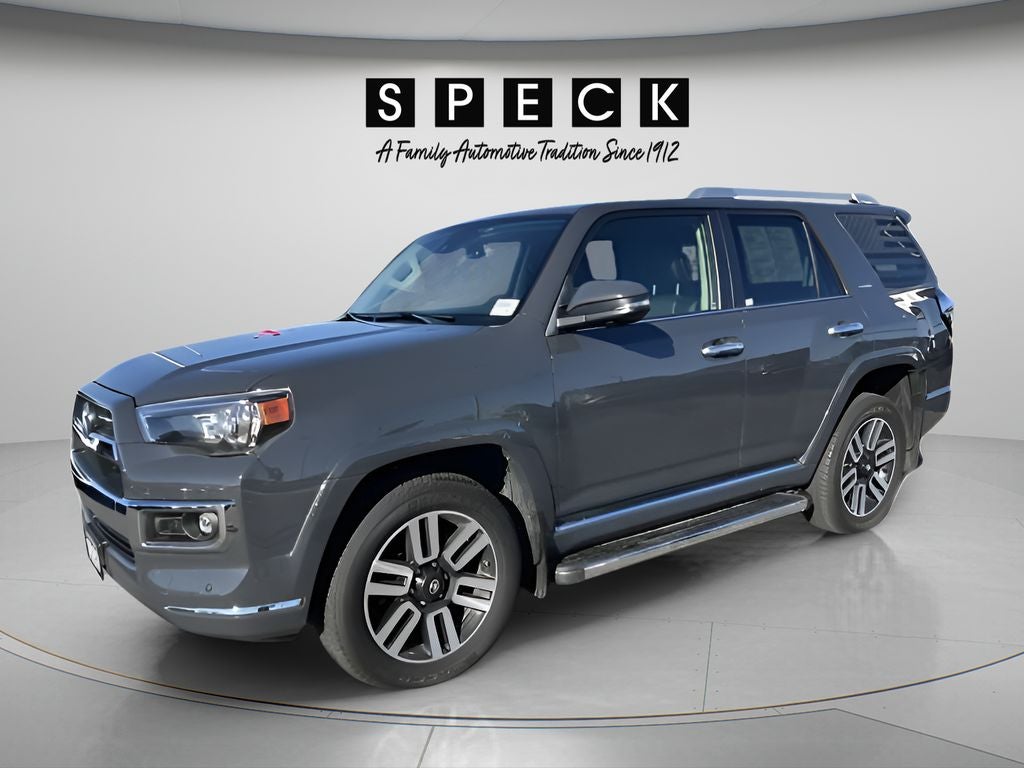 2024 Toyota 4Runner Limited in Gray — front three-quarter view