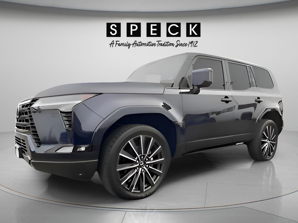 2024 Lexus GX 550 Luxury+ in Blue — front three-quarter view