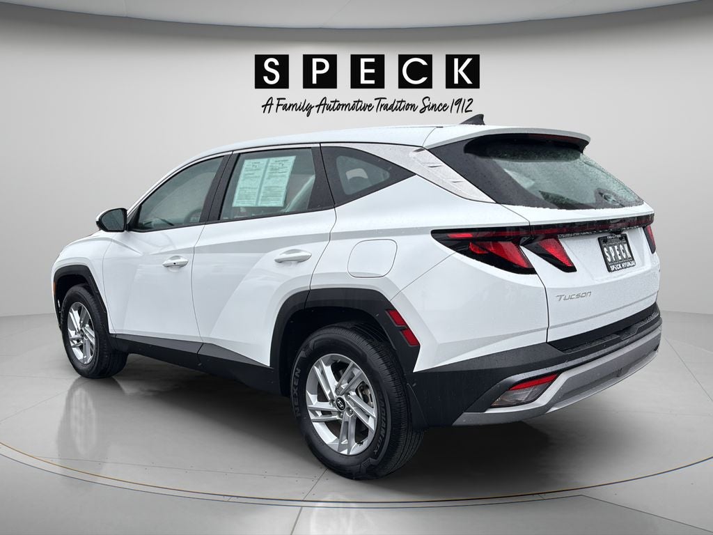 2025 Hyundai TUCSON — rear three-quarter view