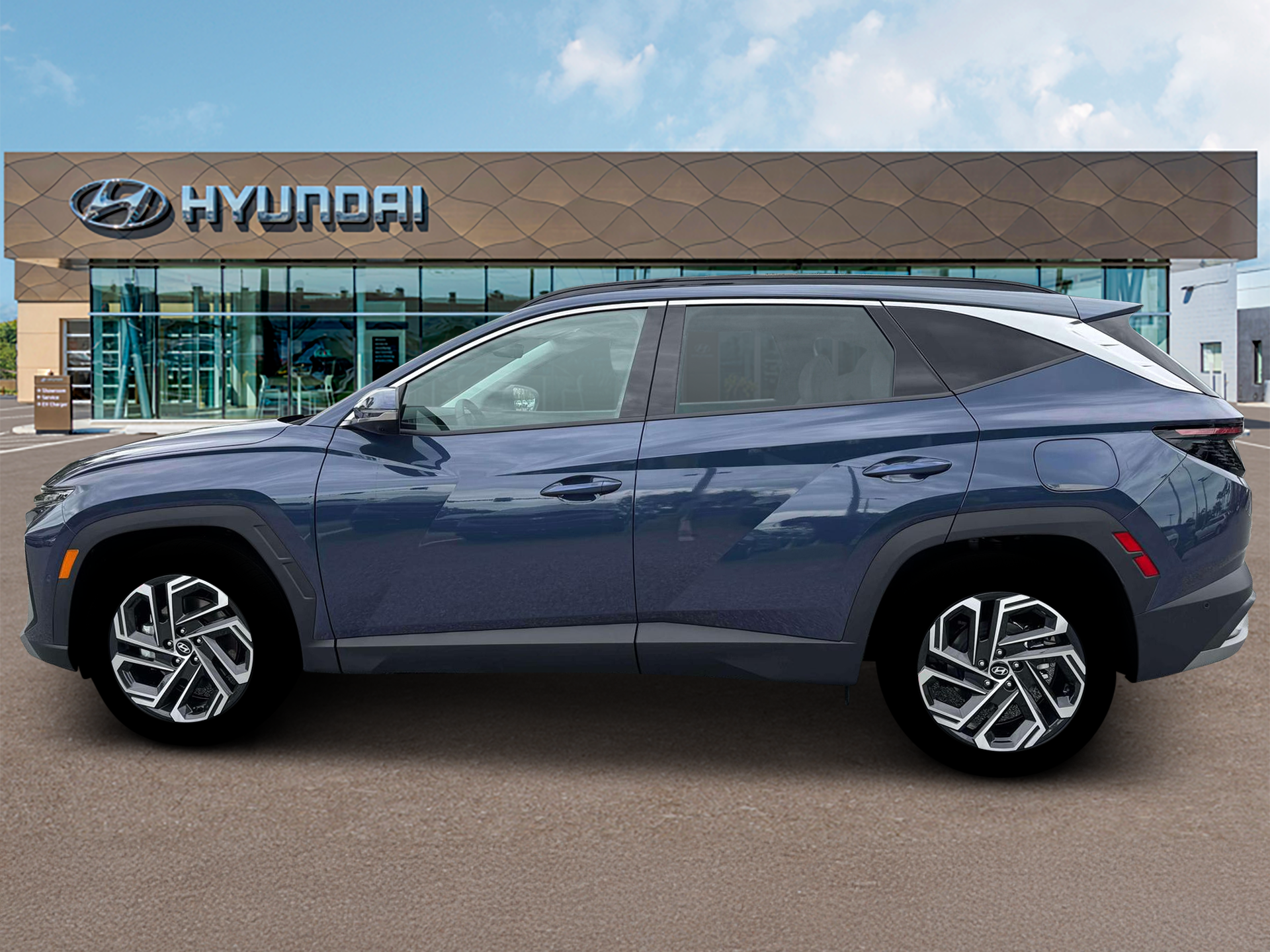 2026 Hyundai TUCSON — rear three-quarter view